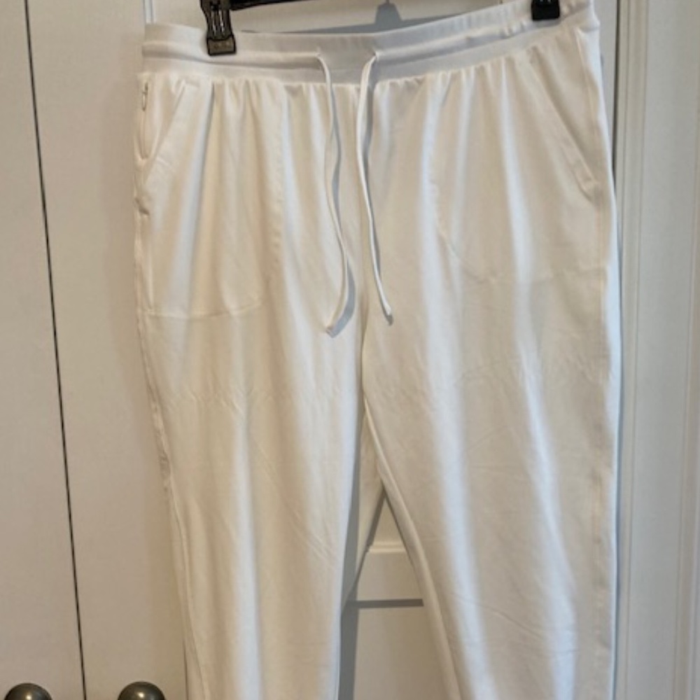 Zac & Rachel White Jogger Pants XL
